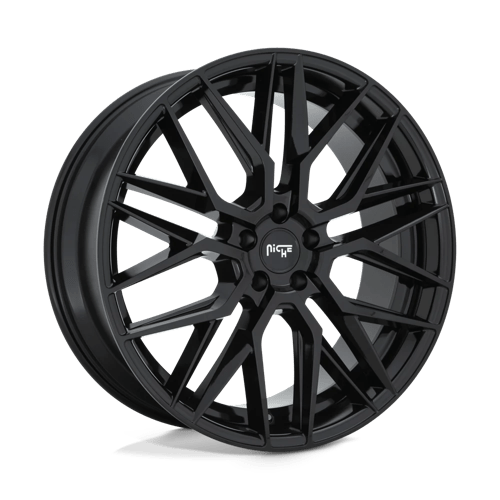 Niche 1PC M224 GAMMA GLOSS BLACK 20X10.5 5X115 ET +20 CB 71.5