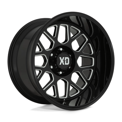 XD XD849 GRENADE II GLOSS BLACK MILLED 20X10 6X5.5 ET -18 CB 106.1