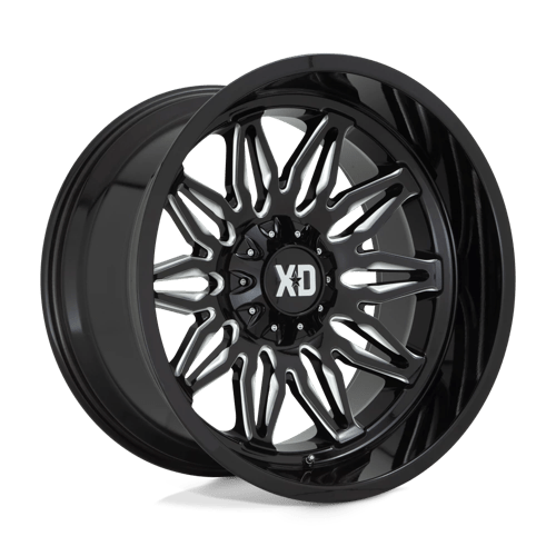 XD XD859 GUNNER GLOSS BLACK MILLED 20X10 5X5.0/5.5 ET -18 CB 78.1