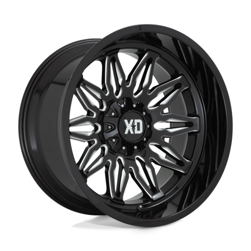 XD XD859 GUNNER GLOSS BLACK MILLED 22X12 5X5.0/5.5 ET -44 CB 78.1