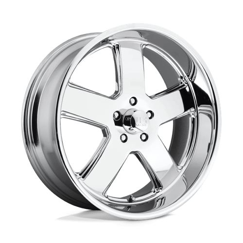 US Mag 1PC U116 HUSTLER CHROME 20X9.5 5X5.0 ET +1 CB 78.1