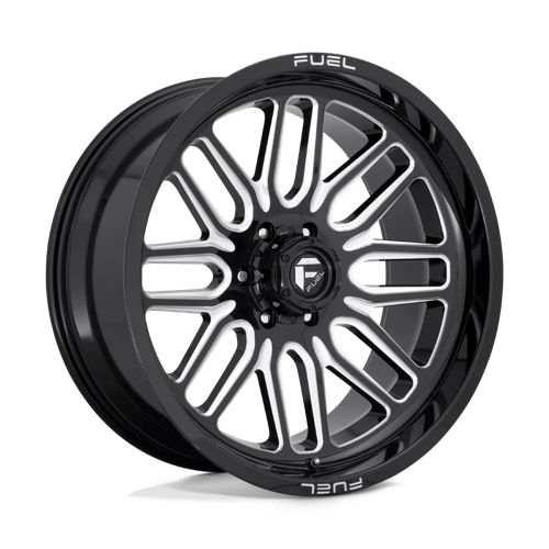 Fuel 1PC D662 IGNITE GLOSS BLACK MILLED 20X10 8X6.5 ET -18 CB 125.1