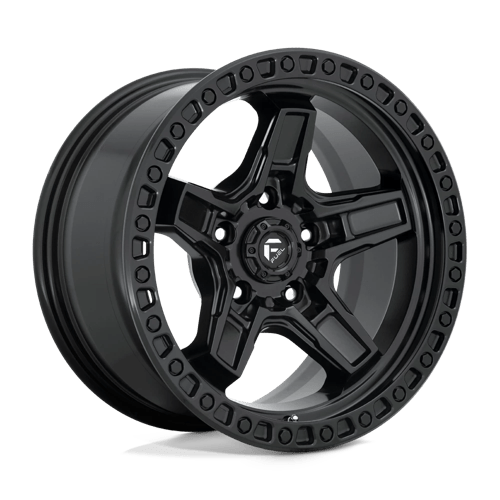 Fuel 1PC D697 KICKER MATTE BLACK 17X9 5X5.0 ET -12 CB 71.5