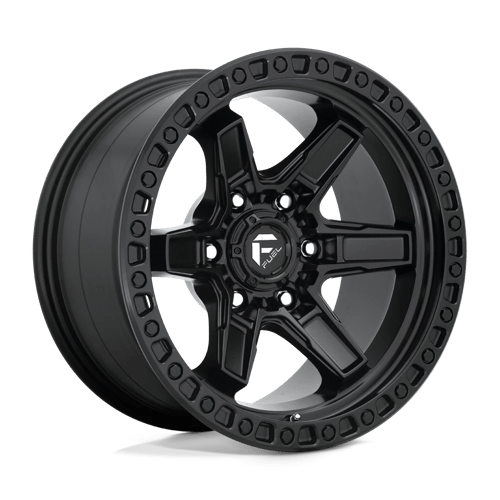 Fuel 1PC D697 KICKER MATTE BLACK 17X9 6X5.5 ET +1 CB 106.1