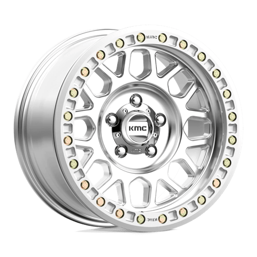 KMC KM234 GRENADE DESERT BEADLOCK MACHINED 20X9 8X6.5 ET -12 CB 125.1