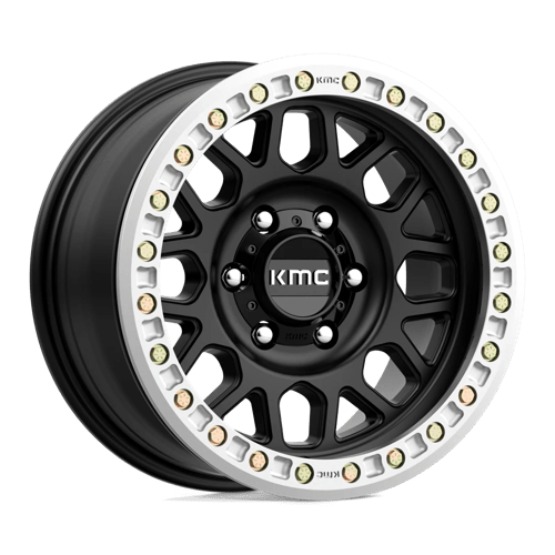 KMC KM234 GRENADE DESERT BEADLOCK SATIN BLACK 17X8.5 6X5.5 ET +0 CB 108