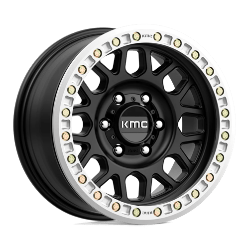 KMC KM234 GRENADE DESERT BEADLOCK SATIN BLACK 17X8.5 6X135 ET +0 CB 87.1