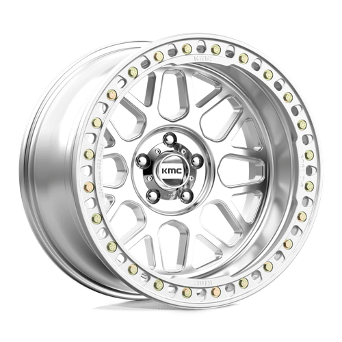 KMC KM235 GRENADE CRAWL BEADLOCK MACHINED 20X10 5X5.0 ET -48 CB 71.5