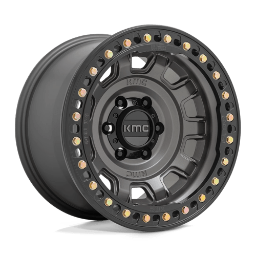 KMC KM236 TANK BEADLOCK ANTHRACITE 17X9 5X5.0 ET -15 CB 71.5