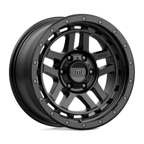 KMC KM540 RECON SATIN BLACK 18X8.5 6X5.5 ET +0 CB 106.1