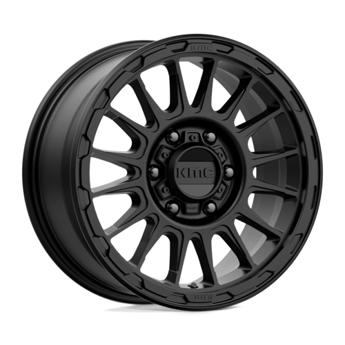 KMC KM542 IMPACT SATIN BLACK 16X8 6X5.5 ET +0 CB 106.1