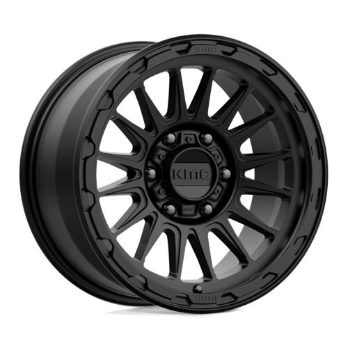 KMC KM542 IMPACT SATIN BLACK 17X9 6X4.5 ET +18 CB 66.06