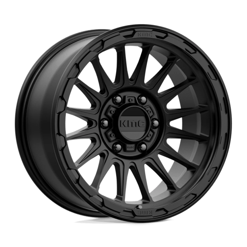 KMC KM542 IMPACT SATIN BLACK 18X9 6X5.5 ET +0 CB 106.1