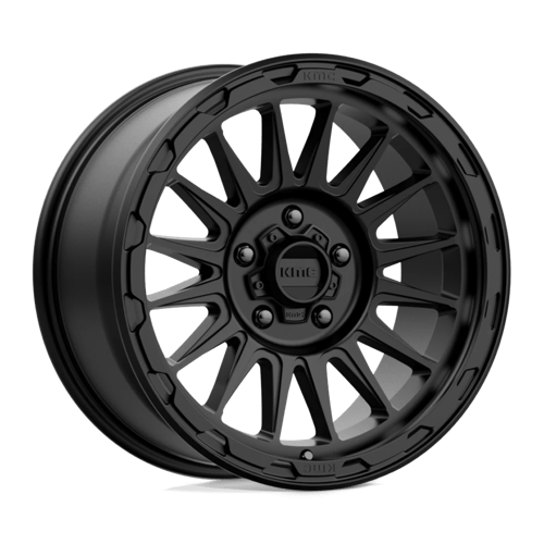 KMC KM542 IMPACT SATIN BLACK 18X9 5X5.0 ET +18 CB 71.5