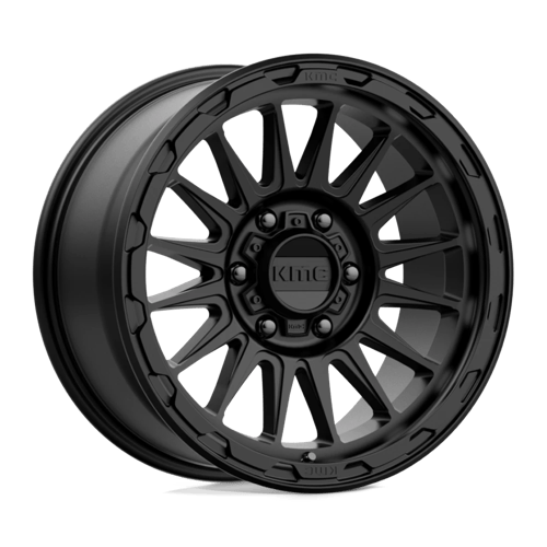 KMC KM542 IMPACT SATIN BLACK 18X9 6X4.5 ET +18 CB 66.06