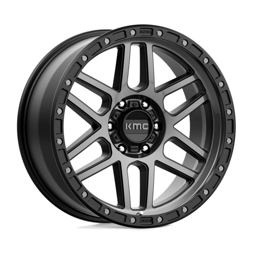KMC KM544 MESA SATIN BLACK W/ GRAY TINT 20X9 6X5.5 ET +0 CB 106.1