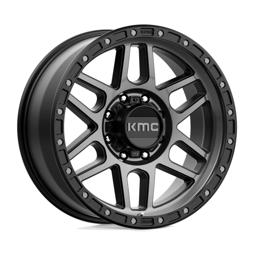 KMC KM544 MESA SATIN BLACK W/ GRAY TINT 20X9 8X170 ET +0 CB 125.1