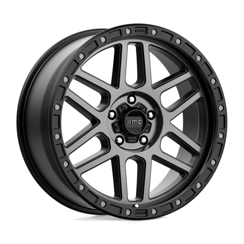 KMC KM544 MESA SATIN BLACK W/ GRAY TINT 17X9 5X5.0 ET +18 CB 71.5