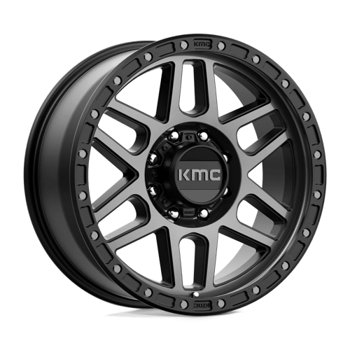 KMC KM544 MESA SATIN BLACK W/ GRAY TINT 20X9 8X180 ET +18 CB 124.2