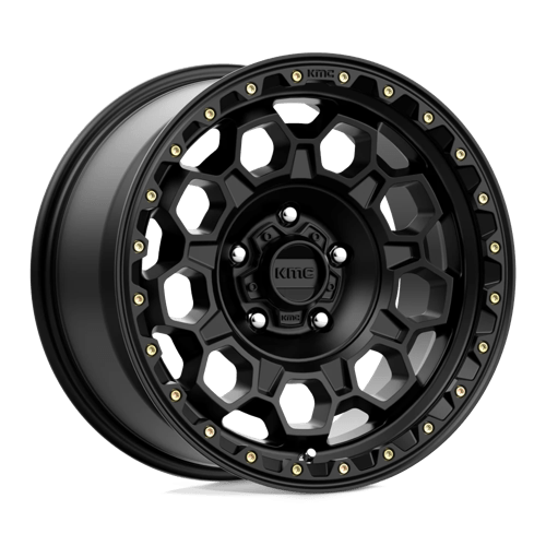 KMC KM545 TREK SATIN BLACK 17X9 5X5.0 ET +0 CB 71.5