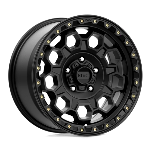 KMC KM545 TREK SATIN BLACK 17X9 5X5.0 ET +18 CB 71.5
