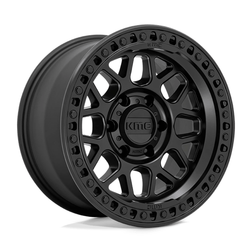 KMC KM549 GRS SATIN BLACK 17X9 5X5.0 ET +18 CB 71.5