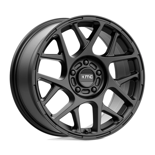 KMC KM708 BULLY SATIN BLACK 17X8 5X120 ET +38 CB 74.1