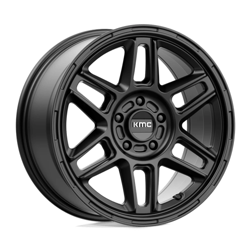 KMC KM716 NOMAD SATIN BLACK 17X8 5X4.25 ET +38 CB 72.56