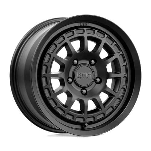 KMC KM719 CANYON SATIN BLACK 17X8 5X4.5 ET +35 CB 72.56