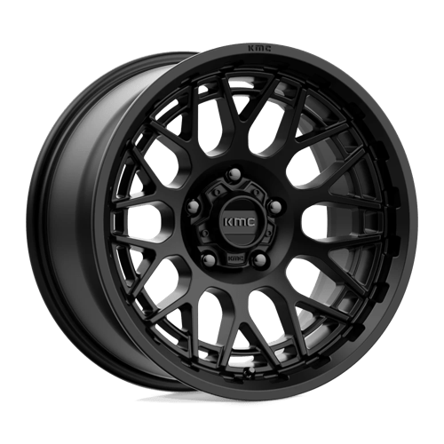 KMC KM722 TECHNIC SATIN BLACK 17X8.5 5X5.0 ET +0 CB 71.5