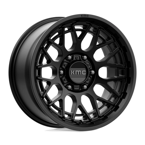 KMC KM722 TECHNIC SATIN BLACK 17X8.5 6X5.5 ET +0 CB 106.1