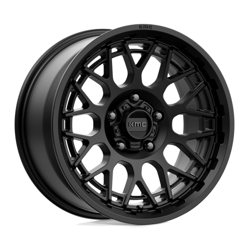 KMC KM722 TECHNIC SATIN BLACK 17X8.5 5X5.0 ET +18 CB 71.5