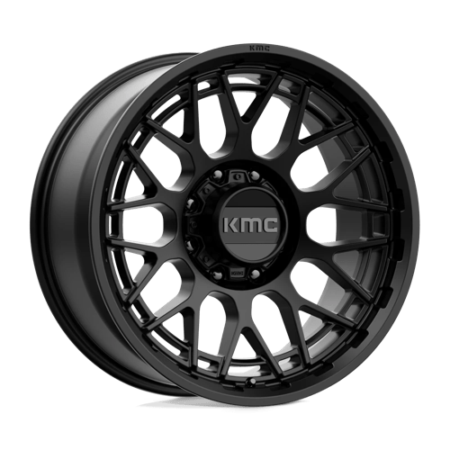 KMC KM722 TECHNIC SATIN BLACK 20X9 8X6.5 ET +0 CB 125.1