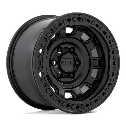 KMC KM236 TANK BEADLOCK SATIN BLACK 17X9 8X170 ET -38 CB 125.1