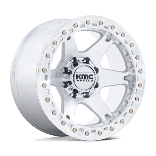 KMC KM238 VI BEADLOCK MACHINED 20X10 8X6.5 ET -48 CB 125.1