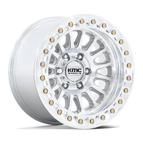 KMC KM239 IMPACT BEADLOCK MACHINED 17X9 6X5.5 ET -12 CB 108