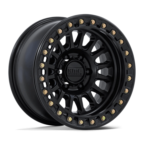 KMC KM239 IMPACT BEADLOCK MATTE BLACK 17X9 6X135 ET +25 CB 87.1