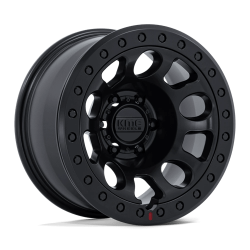 KMC KM241 E25 BEADLOCK BLACKOUT 17X9 5X5.0 ET -38 CB 71.5