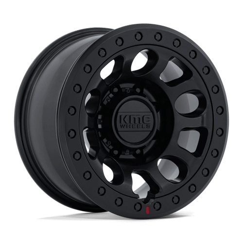 KMC KM241 E25 BEADLOCK BLACKOUT 17X9 8X6.5 ET -38 CB 125.1