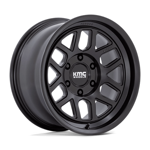 KMC KM446 MESA FORGED MONOBLOCK SATIN BLACK 17X8.5 6X135 ET +0 CB 87.1