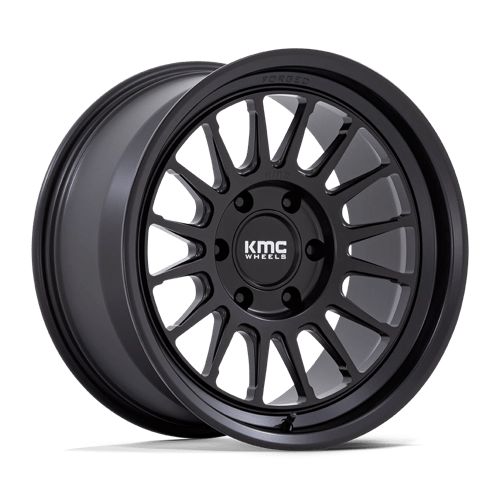 KMC KM447 IMPACT FORGED MONOBLOCK SATIN BLACK 17X8.5 6X135 ET +0 CB 87.1