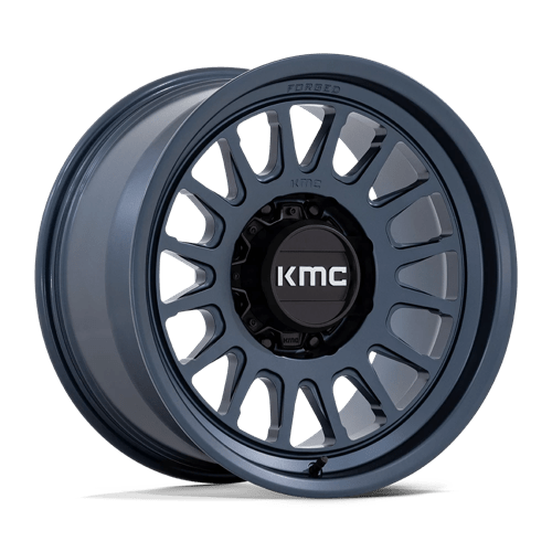 KMC KM452 IMPACT FORGED MONOBLOCK METALLIC BLUE 18X9 8X6.5 ET +18 CB 125.1