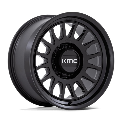KMC KM452 IMPACT FORGED MONOBLOCK SATIN BLACK 18X9 8X170 ET -12 CB 125.1