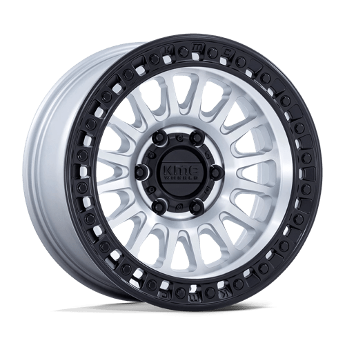 KMC KM552 IMS MACHINED W/ MATTE BLACK LIP 20X9 5X5.0 ET +18 CB 71.5