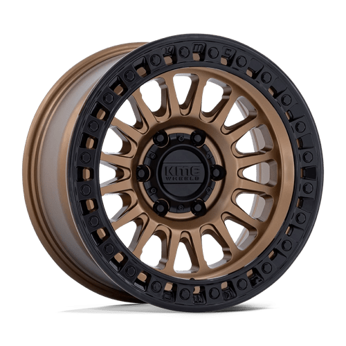 KMC KM552 IMS MATTE BRONZE W/ GLOSS BLACK LIP 20X9 6X135 ET +18 CB 87.1