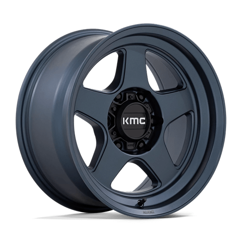 KMC KM728 LOBO METALLIC BLUE 17X8.5 6X5.5 ET -10 CB 106.1
