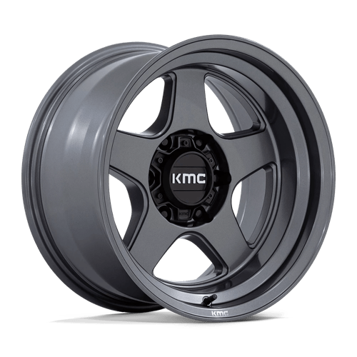 KMC KM728 LOBO MATTE ANTHRACITE 17X8.5 6X5.5 ET +18 CB 106.1