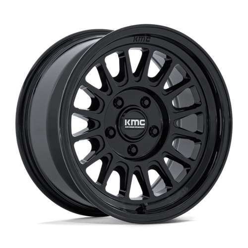 KMC KM733 IMPACT FFT GLOSS BLACK 18X9 8X180 ET +18 CB 124.2