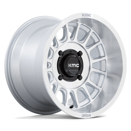 KMC Powersports KS138 IMPACT UTV SILVER W/ MACHINED FACE 15X10 4X137 ET +0 CB 96