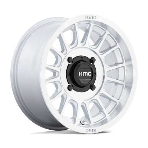 KMC Powersports KS138 IMPACT UTV SILVER W/ MACHINED FACE 15X7 4X137 ET +10 CB 96